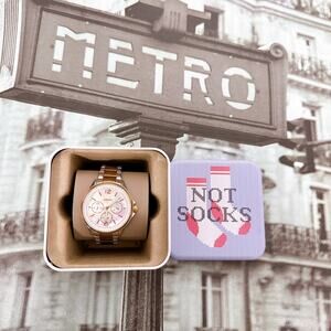 Fossil ES4781 Sadie Multifunction Two-Tone Stainless Steel Watch